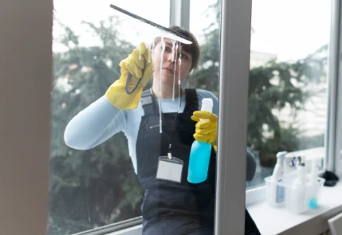 Nettoyage de vitres intérieures et extérieures à Saint-Perreux